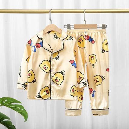 PAGHDAL BROTHERS Kids Nightwear Baby Boys & Baby Girls Printed Polyester Blend