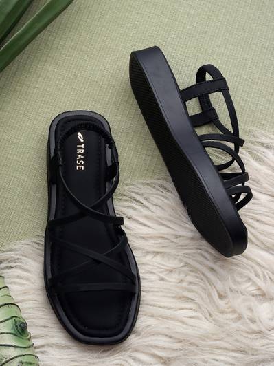 TRASE Girls Sling Back Strappy Sandals