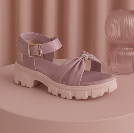 Well Wear Disney Princess Girls Sling Back Wedges