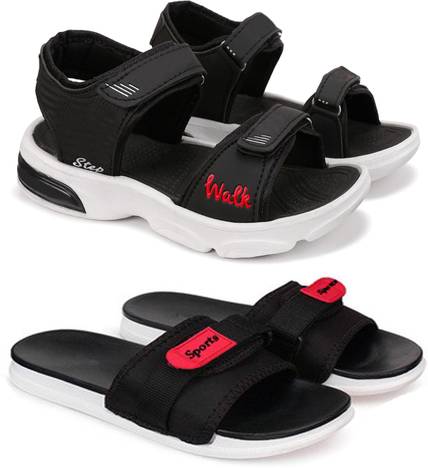 BERSACHE Boys Velcro Flats