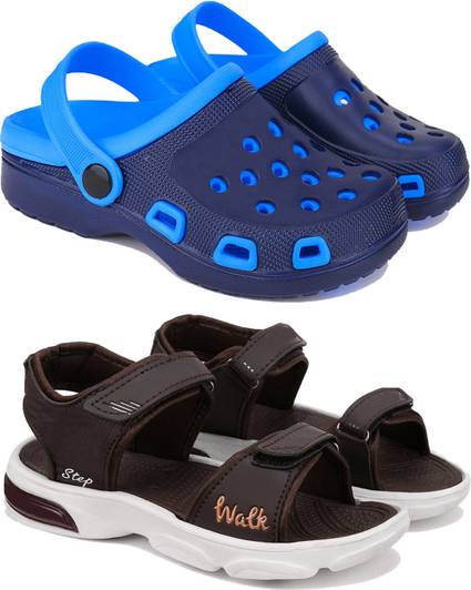 BERSACHE Boys Sling Back Clogs