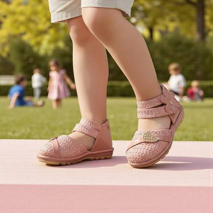 Fut fettoe Girls Strap Flats