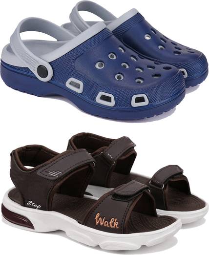 BERSACHE Boys Sling Back Clogs