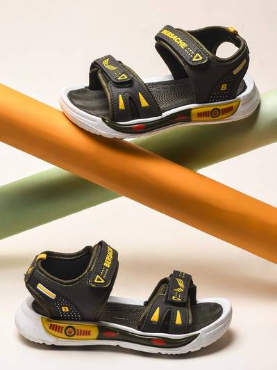 BERSACHE Boys Velcro Clogs