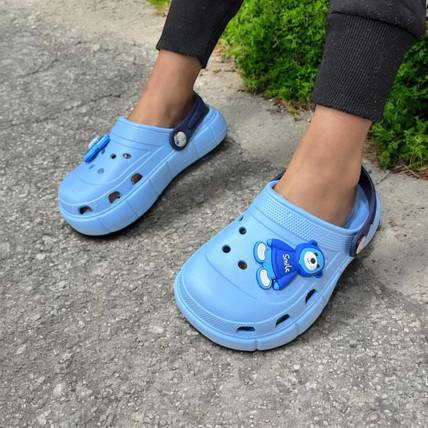 TRZ Boys Sling Back Clogs