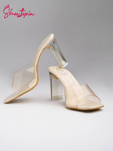 SHOETOPIA Girls Slip-on Heels