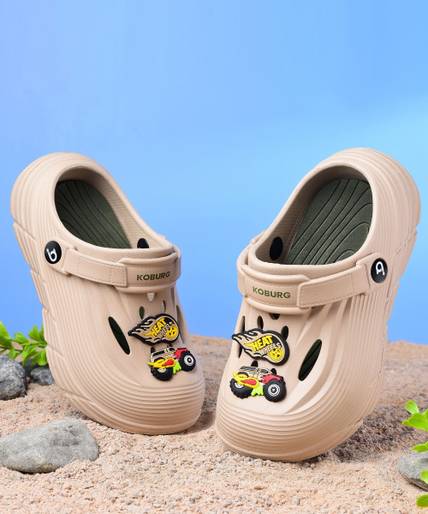 Koburg Boys Strap Clogs