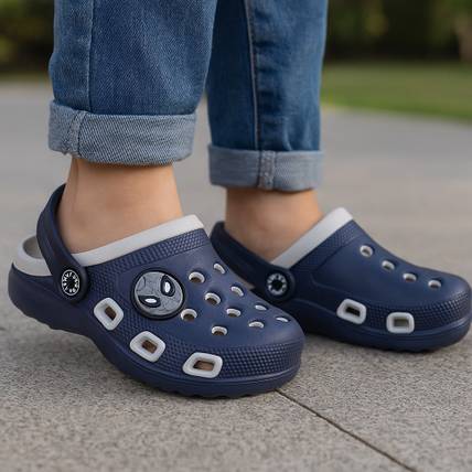 TRZ Boys Sling Back Clogs