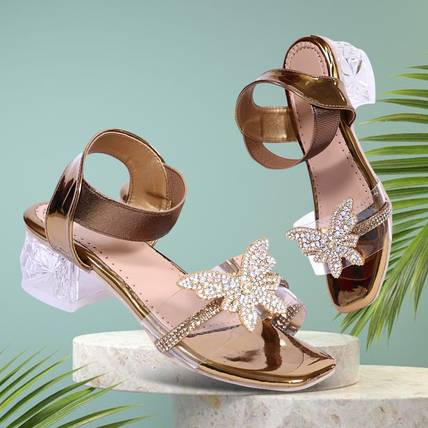 Mukunda Footwear Girls Buckle Heels