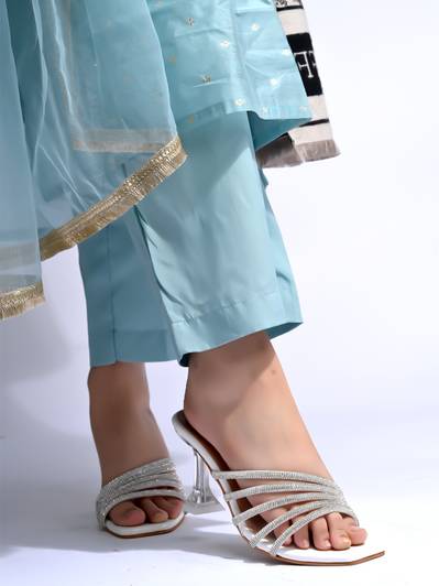 SHOETOPIA Girls Slip-on Heels