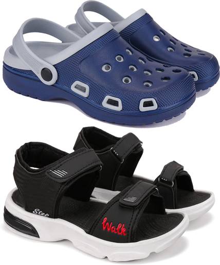 BERSACHE Boys Sling Back Clogs