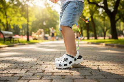 TRZ Boys Sling Back Clogs