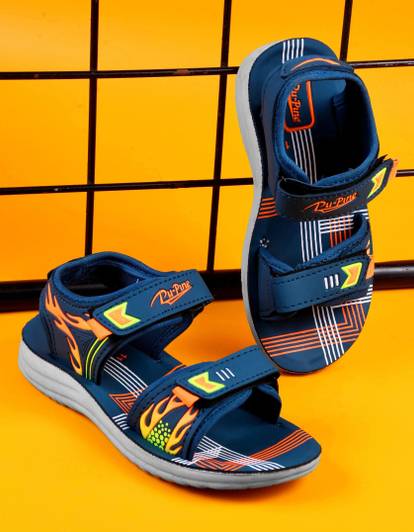 Pu-Pine Boys Velcro Sports Sandals
