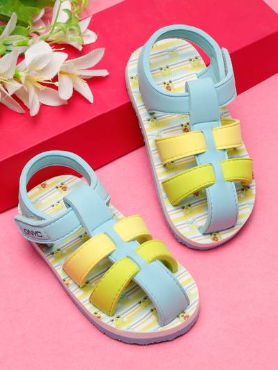 ONYC Boys & Girls Velcro Strappy Sandals