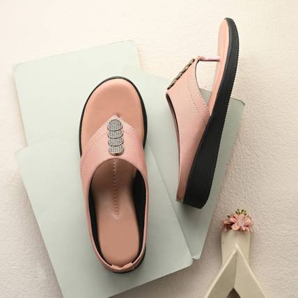 K' Footlance Girls Slip-on Heels