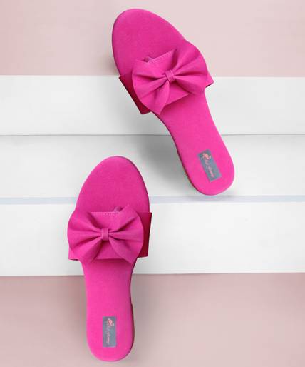 Red Flamingo Girls Slip-on Flats