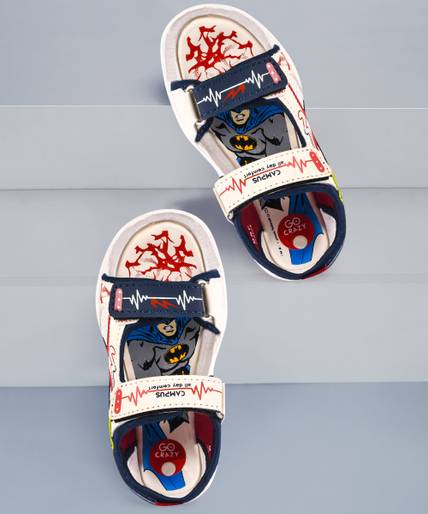 CAMPUS Batman Boys & Girls Velcro Sports Sandals