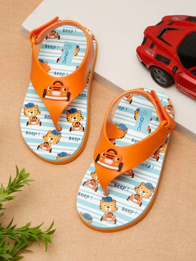 ONYC Boys & Girls Velcro T-bar Sandals