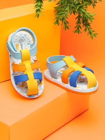 ONYC Boys & Girls Velcro Strappy Sandals