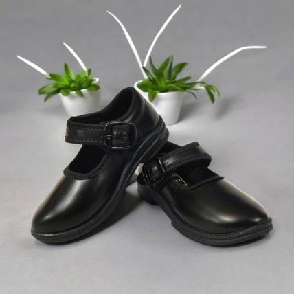 school hours Girls Buckle Ballerinas