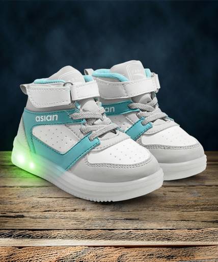 asian Boys Velcro Sneakers