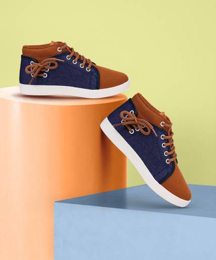 BERSACHE Boys & Girls Lace Sneakers