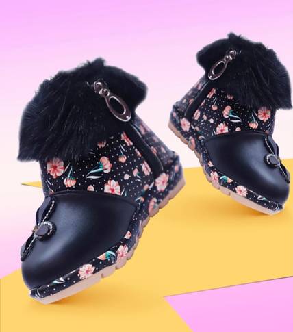 HAPPU COLLECTION Girls Zip Casual Boots