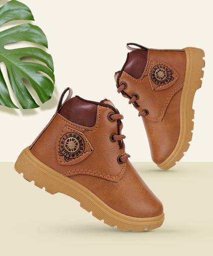 BERSACHE Boys Lace Running Shoes