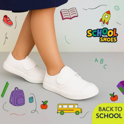 Trendmode Boys & Girls Velcro School Shoes