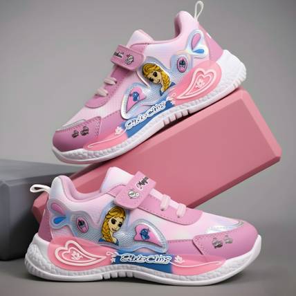 Santhanakid Girls Velcro Sneakers