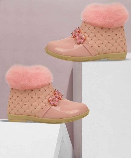 Tiny Kids Girls Zip Casual Boots