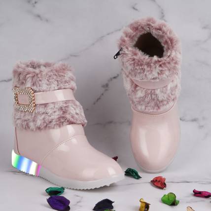 LNG Lifestyle Girls Zip Casual Boots