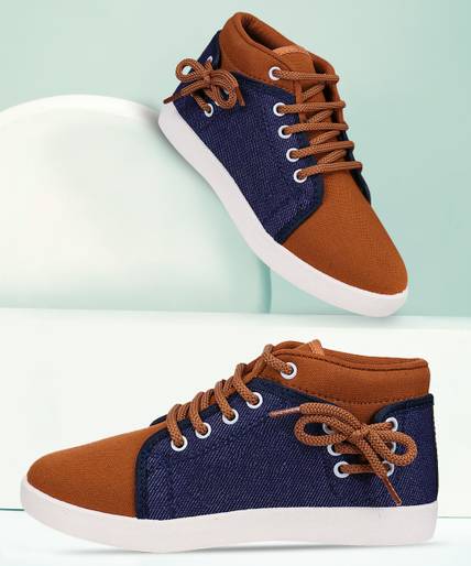 BERSACHE Boys Lace Running Shoes