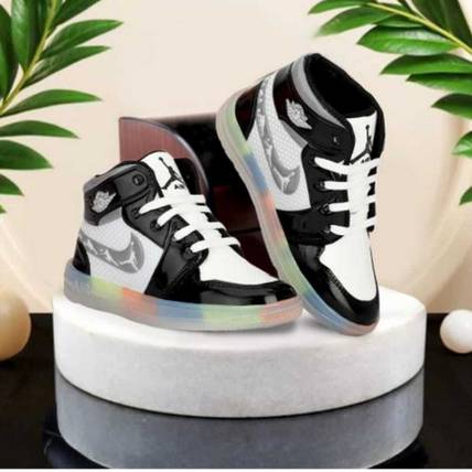 RAVDI Boys Slip on Basketball Shoes