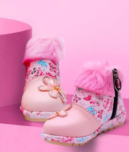 HAPPU COLLECTION Girls Zip Casual Boots