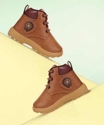 BERSACHE Boys Lace Casual Boots