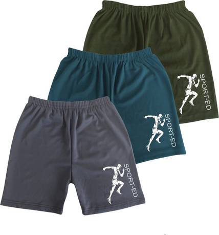 AMAZEE Short For Boys Casual Printed Lycra Blend