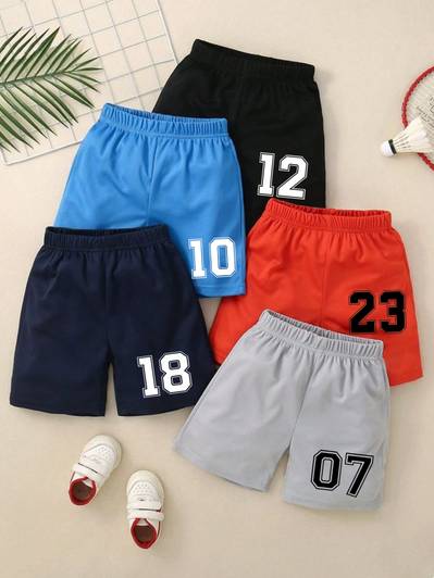 Kuchipoo Short For Boys Casual Printed Cotton Blend