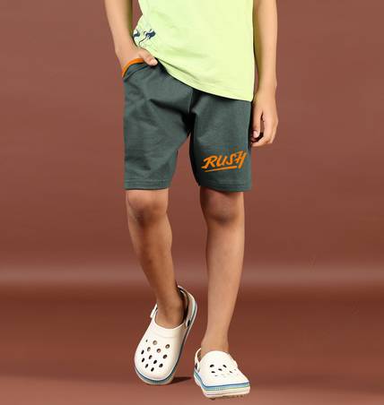 JumboTrend Short For Boys Casual Solid Cotton Blend