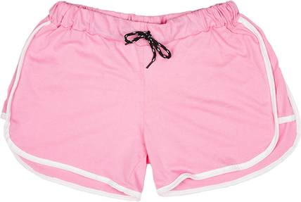 POWERmerc Short For Girls Casual Solid Cotton Blend