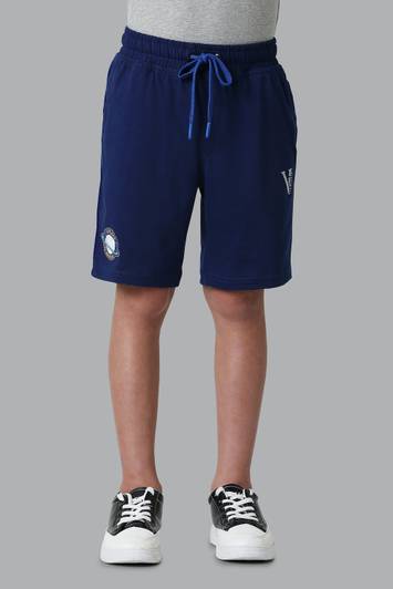 VAN HEUSEN Short For Boys Casual Solid Polycotton