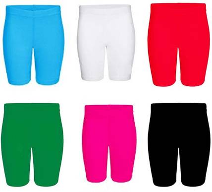 Kaff Short For Girls Party Solid Cotton Lycra