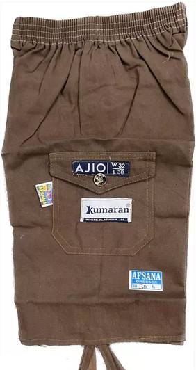 PRFAB Short For Boys Casual Solid, Printed Pure Cotton