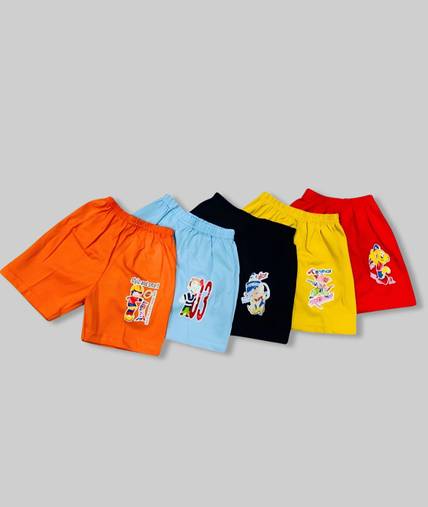 NEW TRINATH HOSIERY Short For Boys Casual Printed Pure Cotton