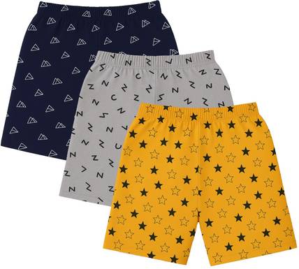 fasla Short For Boys Sports Printed Cotton Blend