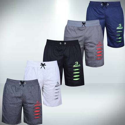 CUTE TREND Short For Boys Casual Solid, Printed Pure Cotton