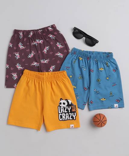 BUMZEE Short For Boys Casual Printed Hosiery