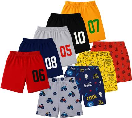 fasla Short For Boys Casual Printed Cotton Blend