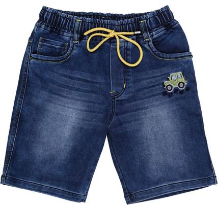 OXTRAP Short For Boys Casual Dyed/Washed Denim