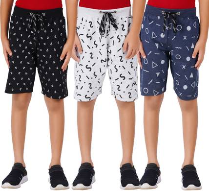 HOTFITS Short For Boys Casual Printed Pure Cotton